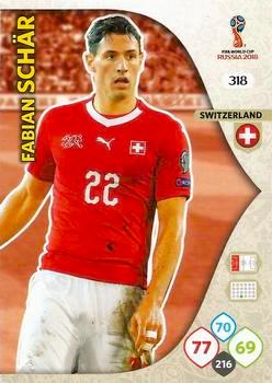 2018 Panini FIFA World Cup Russia Adrenalyn XL #318 Fabian Schär