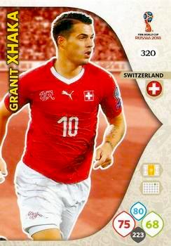 2018 Panini FIFA World Cup Russia Adrenalyn XL #320 Granit Xhaka