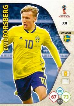 2018 Panini FIFA World Cup Russia Adrenalyn XL #331 Emil Forsberg