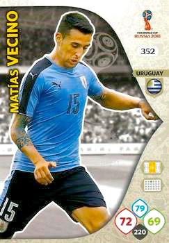 2018 Panini FIFA World Cup Russia Adrenalyn XL #352 Matias Vecino