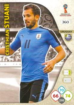 2018 Panini FIFA World Cup Russia Adrenalyn XL #360 Cristhian Stuani