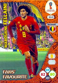 2018 Panini FIFA World Cup Russia Adrenalyn XL #364 Marouane Fellaini