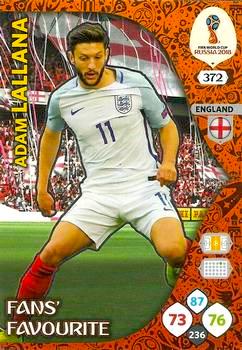 2018 Panini FIFA World Cup Russia Adrenalyn XL #372 Adam Lallana