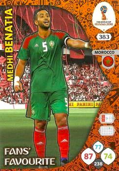 2018 Panini FIFA World Cup Russia Adrenalyn XL #383 Medhi Benatia