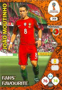 2018 Panini FIFA World Cup Russia Adrenalyn XL #391 João Moutinho