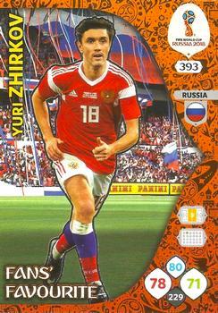 2018 Panini FIFA World Cup Russia Adrenalyn XL #393 Yuri Zhirkov