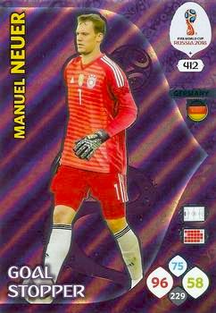 2018 Panini FIFA World Cup Russia Adrenalyn XL #412 Manuel Neuer