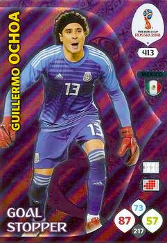 2018 Panini FIFA World Cup Russia Adrenalyn XL #413 Guillermo Ochoa