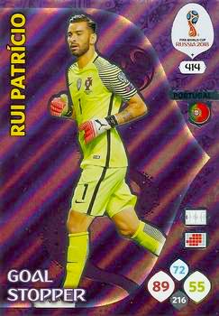 2018 Panini FIFA World Cup Russia Adrenalyn XL #414 Rui Patricio