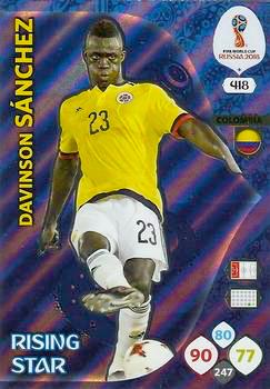 2018 Panini FIFA World Cup Russia Adrenalyn XL #418 Davinson Sanchez