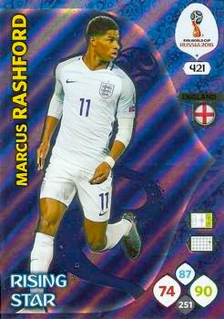 2018 Panini FIFA World Cup Russia Adrenalyn XL #421 Marcus Rashford