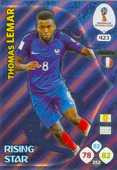 2018 Panini FIFA World Cup Russia Adrenalyn XL #423 Thomas Lemar