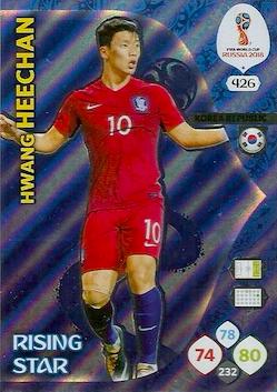 2018 Panini FIFA World Cup Russia Adrenalyn XL #426 Hwang Hee-Chan