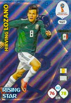 2018 Panini FIFA World Cup Russia Adrenalyn XL #427 Hirving Lozano