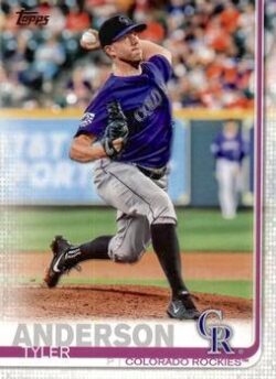 2019 Topps Series 1 Baseball #002 Tyler Anderson