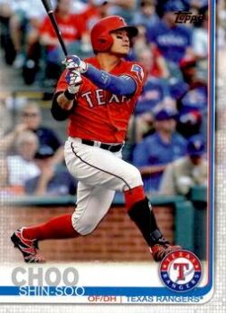 2019 Topps Series 1 Baseball #102 Shin-Soo Choo