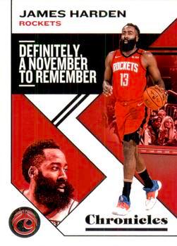 2019-20 Panini Chronicles Basketball #002 James Harden