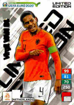 2019 Panini Road to Euro 2020 Adrenalyn XL #LE-VVD Virgil van Dijk