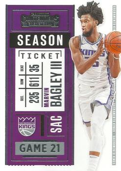 2020-21 Panini Contenders Basketball #019 Marvin Bagley