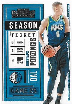 2020-21 Panini Contenders Basketball #042 Kristaps Porzingis