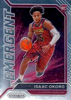 2020-21 Panini Prizm Basketball #15 Emergent Isaac Okoro