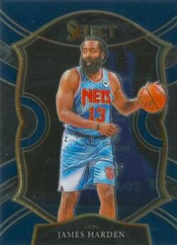 2020-21 Panini Select Basketball #012 Retail Blue James Harden