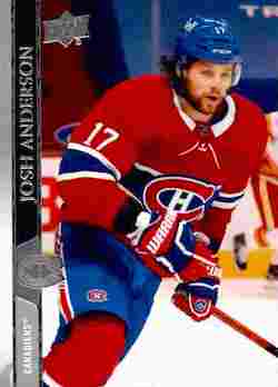 2020-21 Upper Deck Hockey Extended Series #572 Josh Anderson