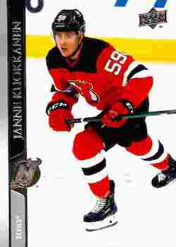 2020-21 Upper Deck Hockey Extended Series #582 Janne Kuokkanen