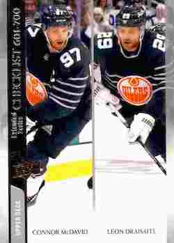 2020-21 Upper Deck Hockey Extended Series #700 Checklist