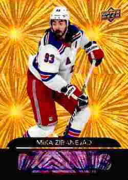 2020-21 Upper Deck Hockey Extended Series #DZ-130 Dazzlers Orange Mika Zibanejad