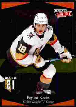 2020-21 Upper Deck Hockey Extended Series #UV-22 Ultimate Victory Peyton Krebs