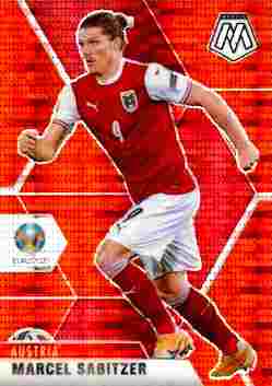 2020-21 Panini UEFA EURO 2020 Mosaic Soccer #002 Red Pulsar Marcel Sabitzer