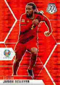 2020-21 Panini UEFA EURO 2020 Mosaic Soccer #012 Red Pulsar Jason Denayer