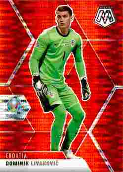 2020-21 Panini UEFA EURO 2020 Mosaic Soccer #018 Red Pulsar Dominik Livakovic