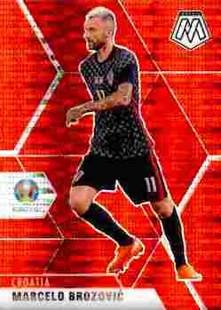 2020-21 Panini UEFA EURO 2020 Mosaic Soccer #021 Red Pulsar Marcelo Brozovic