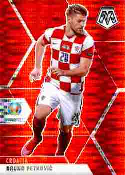 2020-21 Panini UEFA EURO 2020 Mosaic Soccer #022 Red Pulsar Bruno Petkovic