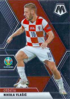 2020-21 Panini UEFA EURO 2020 Mosaic Soccer #025 Nikola Vlasic