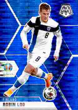 2020-21 Panini UEFA EURO 2020 Mosaic Soccer #042 Blue Pulsar Robin Lod