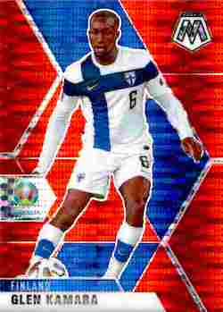 2020-21 Panini UEFA EURO 2020 Mosaic Soccer #045 Red Pulsar Glen Kamara