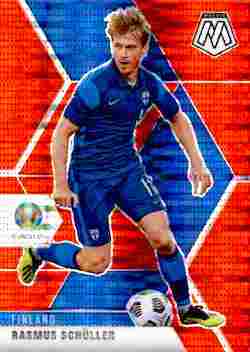 2020-21 Panini UEFA EURO 2020 Mosaic Soccer #046 Red Pulsar Rasmus Schüller