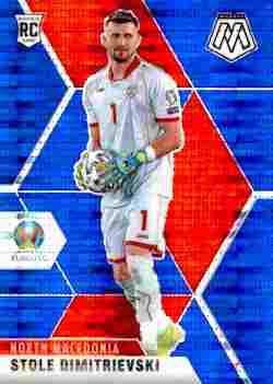 2020-21 Panini UEFA EURO 2020 Mosaic Soccer #057 Blue Pulsar Stole Dimitrievski