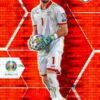 2020-21 Panini UEFA EURO 2020 Mosaic Soccer #057 Red Pulsar Stole Dimitrievski