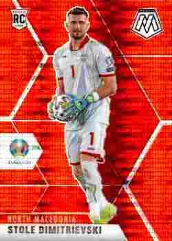 2020-21 Panini UEFA EURO 2020 Mosaic Soccer #057 Red Pulsar Stole Dimitrievski