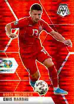 2020-21 Panini UEFA EURO 2020 Mosaic Soccer #060 Red Pulsar Enis Bardhi