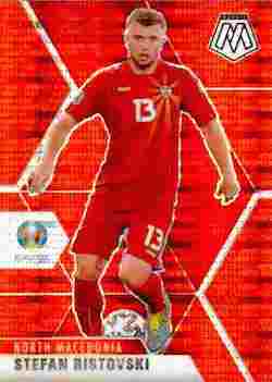 2020-21 Panini UEFA EURO 2020 Mosaic Soccer #061 Red Pulsar Stefan Ristovski