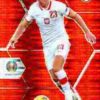 2020-21 Panini UEFA EURO 2020 Mosaic Soccer #062 Red Pulsar Krzysztof Piatek