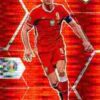 2020-21 Panini UEFA EURO 2020 Mosaic Soccer #063 Red Pulsar Robert Lewandowski