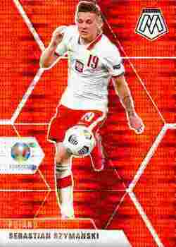 2020-21 Panini UEFA EURO 2020 Mosaic Soccer #064 Red Pulsar Sebastian Szymanski