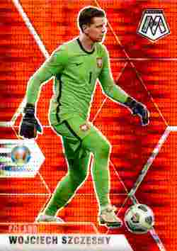 2020-21 Panini UEFA EURO 2020 Mosaic Soccer #069 Red Pulsar Wojciech Szczesny