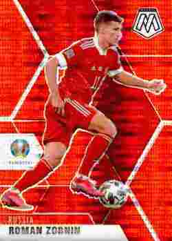 2020-21 Panini UEFA EURO 2020 Mosaic Soccer #074 Red Pulsar Roman Zobnin